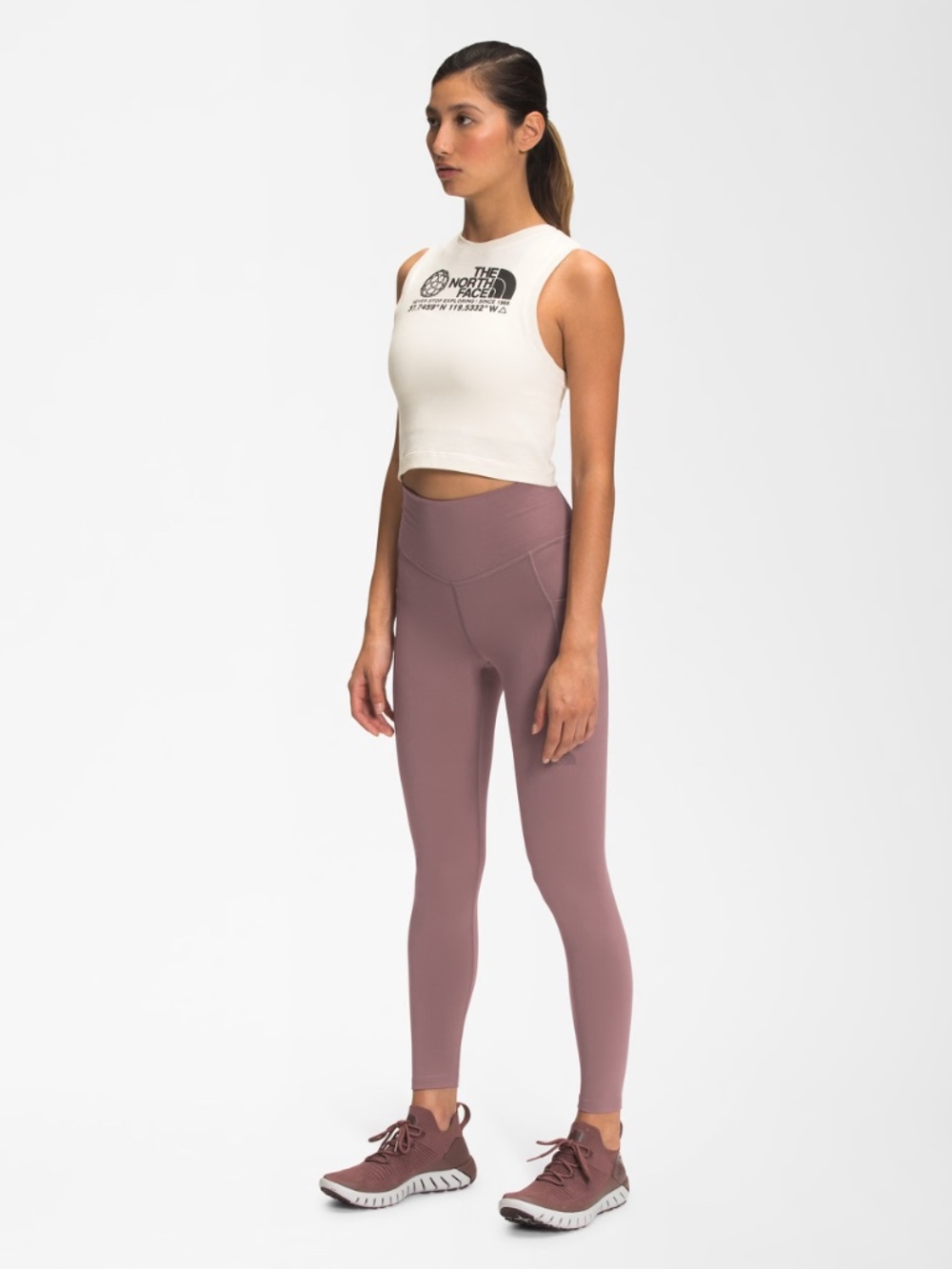 The North Face Women's Motivation High-Rise 7/8 Pocket Tight - Twilight Mauve XS